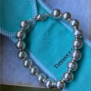 Tiffany & Co. Bread Bracelet 7.5 inch sterling silver bracelet. EUC